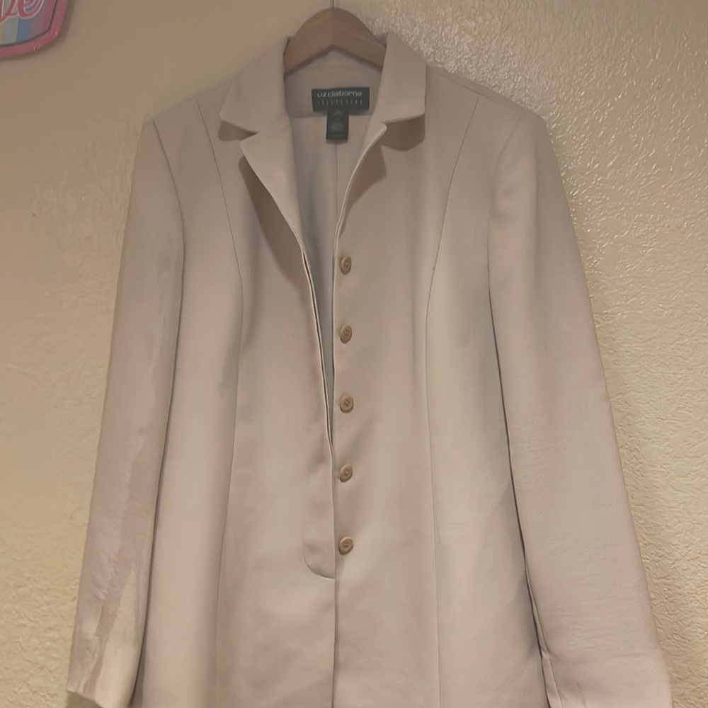 Tan pants suit gently loved